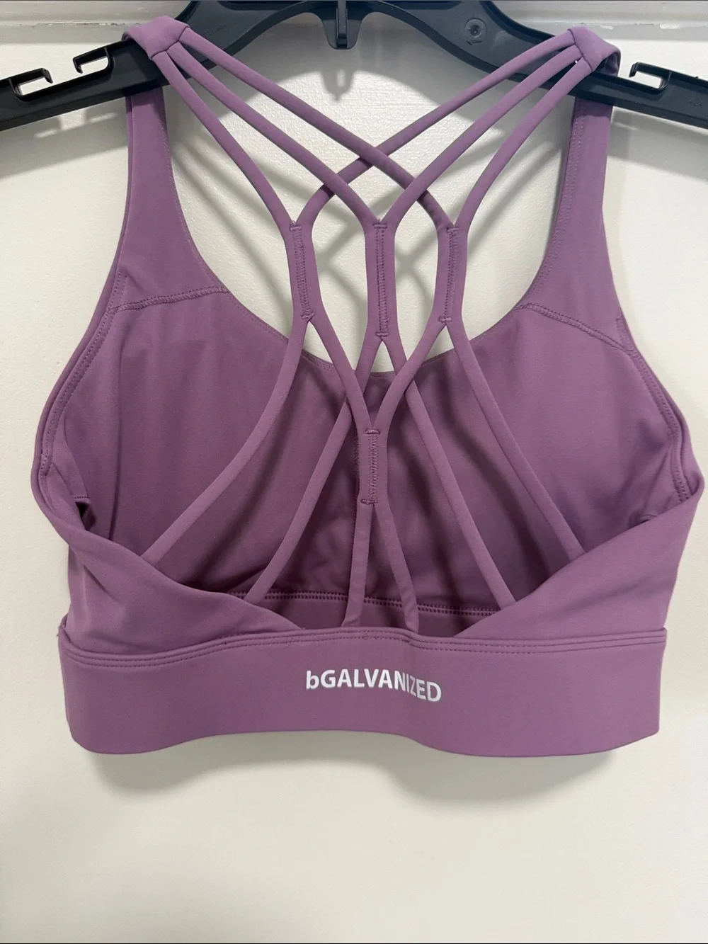 Purple Strappy Back Sports Bra - Women Intimates & Sleepwear
